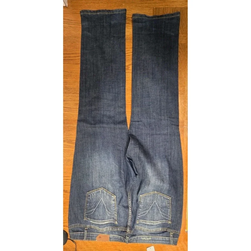 Vigoss Blue Denim Jeans Straight Leg Junior Women's Size 17